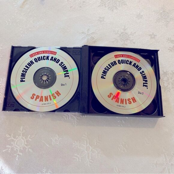 Pimsleur Quick & Simple Spanish Audio 4 CD Set scratched case - Picture 3 of 5